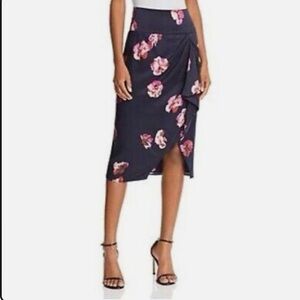 Joie Alphina Floral Faux Wrap Skirt NWT